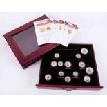 London Mint, Changing Face of Britain's Coinage, boxed set of eight coins and a further four loose