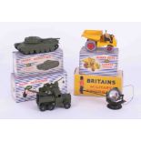 Dinky Toys, Dumper Truck, 962, boxed, Dinky Toys, Centurion Tank, 651, boxed, Dinky Toys, Recovery
