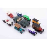 Large collection of model cars including Lledo, Days Gone, Burago, Matchbox etc, approx 100.