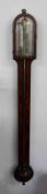 A early 19th Century mahogany stick barometer, Thomas Rubergall, Coventry Street, London, length