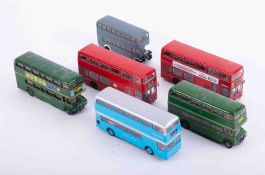 A quantity of diecast and other model buses including Corgi and EFE.