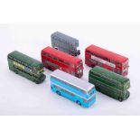 A quantity of diecast and other model buses including Corgi and EFE.