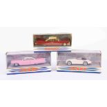 A collection of boxed Dinky model cars including 1948 Tucker Torpedo, 1959 Cadillac Coupe De