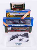 Small collection of models collection including Corgi Super haulers, Corgi Eddie Stobart etc.