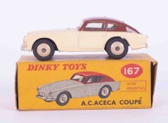 Dinky Toys, A.C.Aceca Coupe (with windows), 167, boxed.