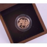 Royal Mint, Queen Elizabeth II 2010 gold proof sovereign with certificate, box and outer box.