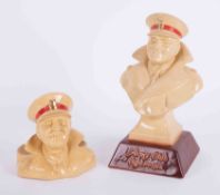 Royal Doulton 1920s bust of a serviceman advertising Army Club cigarette, height 27cm and similar