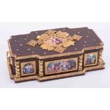 Franklin Mint, Life of Christ Millenium music box, length 32cm x depth 19cm.