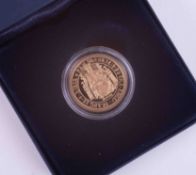 Westminster Mint, Queen Elizabeth II 2009 Jersey gold proof sovereign, cased.
