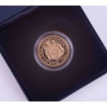 Westminster Mint, Queen Elizabeth II 2009 Jersey gold proof sovereign, cased.