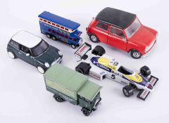 Collection of model cars including Corgi, Burago, Oxford Die-cast etc, approx 70.