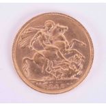 Edward VII, gold full sovereign 1909.