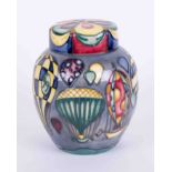 Moorcroft, 1999 balloon ginger jar and cover, height 21cm, boxed,