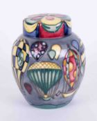 Moorcroft, 1999 balloon ginger jar and cover, height 21cm, boxed,