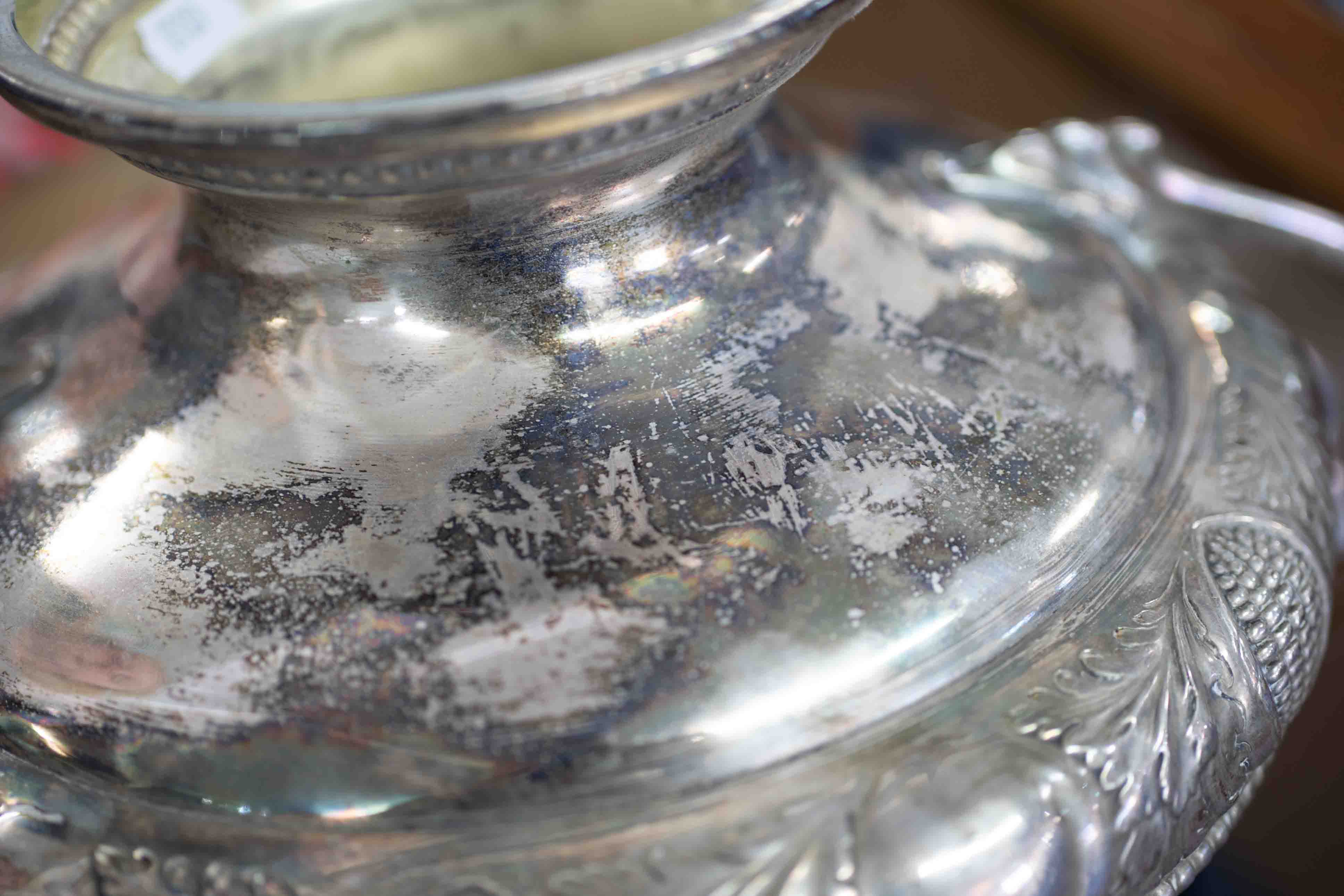 WMF, a silver plated twin handled fruit bowl, height 16cm. - Image 3 of 5
