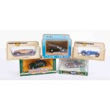 A collection of mixed boxed model cars including The Dinky Collection DY-S 17 1939 Triumph