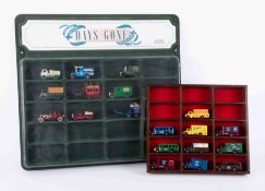 A Days Gone display unit including nine models also ten 'Cubs' Oxford Diecast models on another