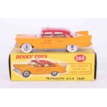 Dinky Toys, Plymouth U.S.A. Taxi, 265, boxed.