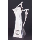 WMF, an Art Nouveau stylish water jug, height 23cm.