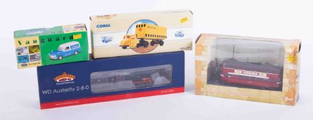 Mixed collection of models including Bachmann, LMR blue loco also Corgi Omnibus models and other