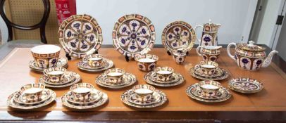 Imari, 1128, tea service, 41 pieces, damage to two cups