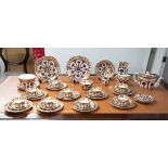 Imari, 1128, tea service, 41 pieces, damage to two cups