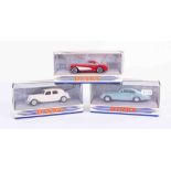 A collection of boxed Dinky models including 1952 Citroen 15 CV, 1955 Bentley 'R' Continental,