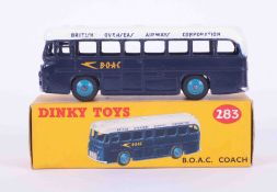 Dinky Toys, B.O.A.C. Autocar Autobus, 283, boxed.