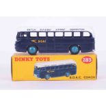 Dinky Toys, B.O.A.C. Autocar Autobus, 283, boxed.