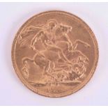 George V, gold full sovereign 1912.