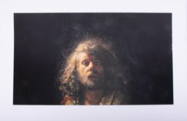 Open print Robert Lenkiewicz, self portrait, Project 10, un-framed.