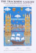 Brian Pollard, a Poster 'Trackside Gallery The Mayflower at Tower Bridge' numbered