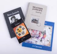 Two books to include Bert Jansch, Living with the Legend, signed on inside cover by Heather Jansch