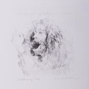 Robert Lenkiewicz, etching, signed and titled Swallowing Time, number 42 of 75, unframed.