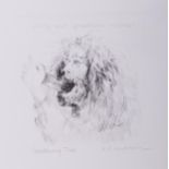 Robert Lenkiewicz, etching, signed and titled Swallowing Time, number 42 of 75, unframed.