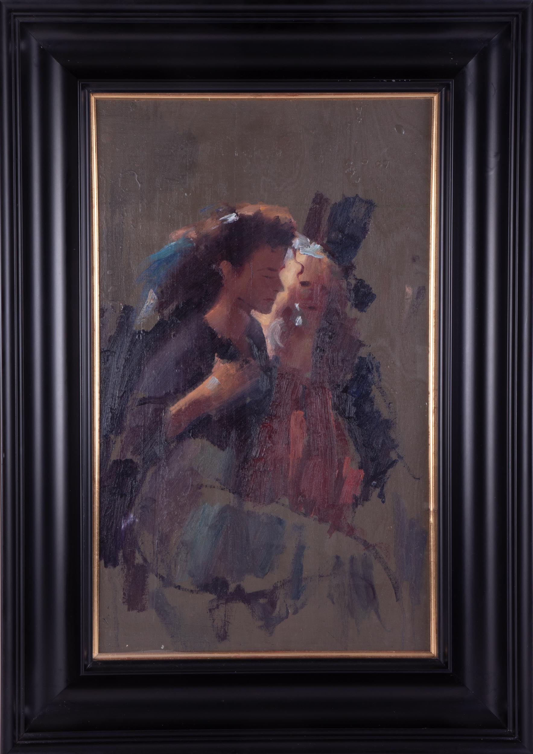 Robert Lenkiewicz (1941-2002), oil, study of tall girl, (Louise Courtnell) signed twice and
