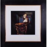 Robert Lenkiewicz (1941-2002) signed edition print 'Fiorella in Embroidered Shawl' number 247/450.