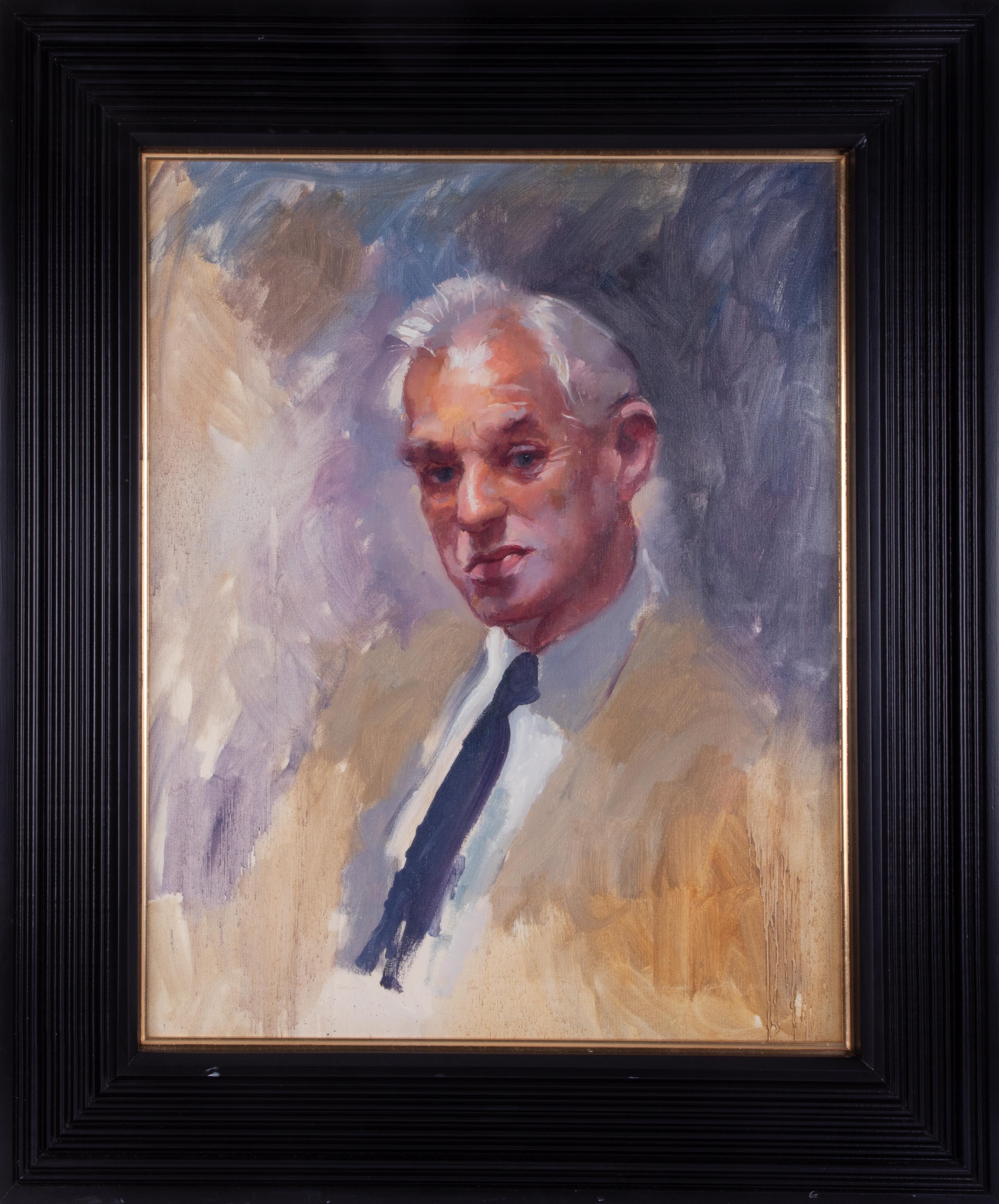 Robert Lenkiewicz (1941-2002), 'Mr Avery', oil on canvas, signed and inscribed on reverse, 'A J