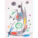 Joan Miro (1893-1983) Maravillas con variaciones, original lithograph, Cramer 211, signed in