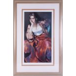 Robert Lenkiewicz (1941-2002) 'Esther with Silver Locket' limited edition print 239/500