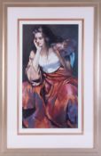 Robert Lenkiewicz (1941-2002) 'Esther with Silver Locket' limited edition print 239/500