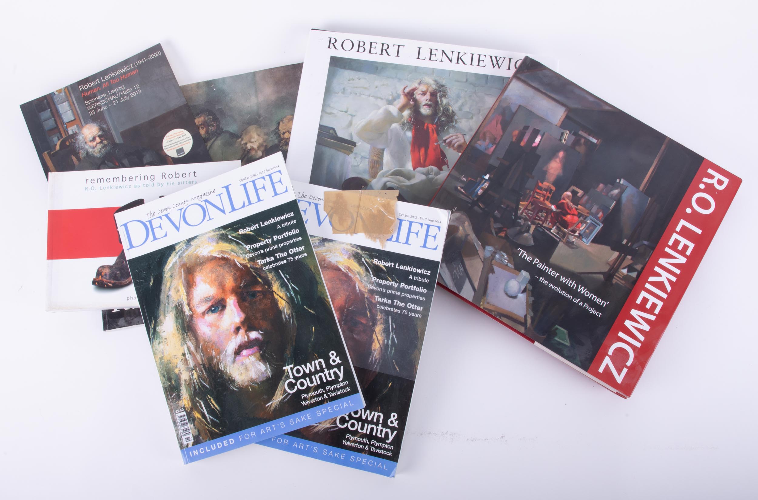 Robert Lenkiewicz collection to include books, The Painter with Women, Paintings & Projects and
