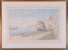 R.Hosking, The Old Quarry near Plymouth?, signed watercolour, indistinct inscription on reverse,