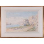 R.Hosking, The Old Quarry near Plymouth?, signed watercolour, indistinct inscription on reverse,