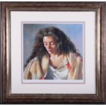 Robert Lenkiewicz (1941-2002) signed edition print 'Study of Anna' number 452/750.