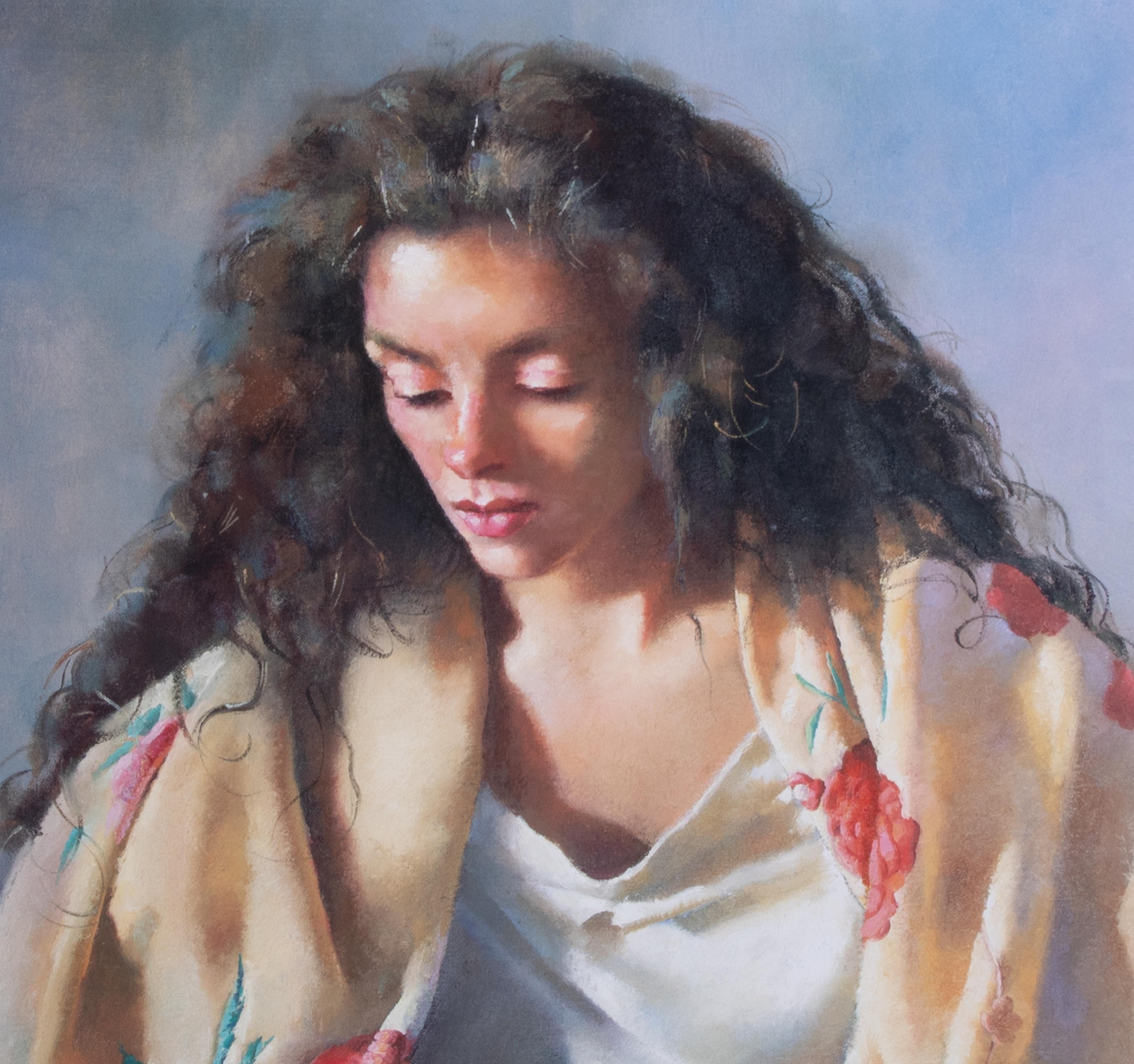 Robert Lenkiewicz (1941-2002) signed edition print 'Study of Anna' number 452/750. - Image 2 of 2