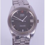 Omega, a gent's stainless steel electronic F300HZ Seamaster Chronometer, original box & outer box,