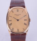 Patek Philippe, an 18ct wristwatch with certificate, reference number 3546, movement 1211098,
