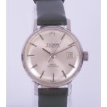 Tudor, a ladies stainless steel Princess-Date wristwatch, circa 1981, the dial marked Rotor Self