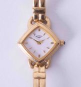 Rotary, a ladies gold plated 'Cuffs' wristwatch, with spare link, guarantee dated 28/08/1997,
